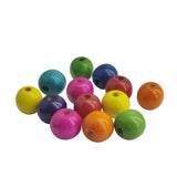 Wooden Beads 20x18 MM Hole:4 MM Round For Jewellery Making DIY Arts Crafts