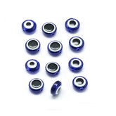 Acrylic Evil Eye Beads 7.5x5.5 MM Drum