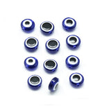 Acrylic Evil Eye Beads 7.5x5.5 MM Drum