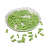 2-Hole Glass Seed Beads 4.5x2x1.25 MM Hole:0.5 to 0.75 MM Rectangle For Jewellery Making DIY Arts Crafts