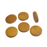 Wooden Beads 25x5 MM Hole:2 MM Flat Round For Jewellery Making DIY Arts Crafts