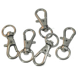 Alloy Lobster Clasps 360 Degree Swivel (10 Pieces) 21x12x1.5 MM Hook Silver Color For Key Chain Accesories Bag Making