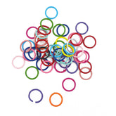 Colored Metal Iron Jump Rings 10x1 MM Mixed Colors Round (10 Grams, 50 Pieces) For Jewellery Making Crafts