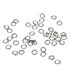 Tarnish Resistant 304-Stainless Steel Jump Rings 3x0.5 MM (425+ Pieces, 5 Grams) Silver Color For Jewellery Making