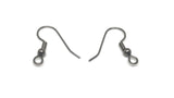 Tarnish Resistant 316-Surgical Stainless Steel Earring Hooks (10 Pieces) 21x20x3 MM Silver Color For Jewellery Making