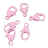 Plastic Lobster Claw Heart Clasps For Jewellery Making 22x13x6 MM Crafts Accessories