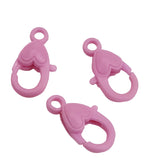 Plastic Lobster Claw Heart Clasps For Jewellery Making 22x13x6 MM Crafts Accessories