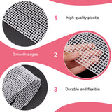 Embroidery Canvas Mesh Plastic Sheets 10x16 Inch (1 Piece) Hole 4x4mm For Accessories Bag Purse Rectangle White For Cross Stitching DIY Crochet Crafts