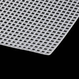 Embroidery Canvas Mesh Plastic Sheets 11.5x17 Inch (1 Piece) Hole 4x4mm For Bag Purse Bottom Side Padding Rectangle White For DIY Knitting Crafts