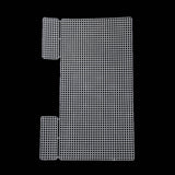 Embroidery Canvas Mesh Plastic Sheets 9x14 Inch (1 Piece) Hole 4x4mm For Bag Purse Bottom Side Padding Rectangle White For Cross Stitching Crochet