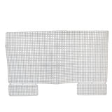 Embroidery Canvas Mesh Plastic Sheets 9x14 Inch (1 Piece) Hole 4x4mm For Bag Purse Bottom Side Padding Rectangle White For Cross Stitching Crochet