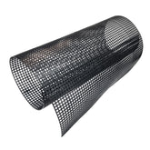 Embroidery Canvas Mesh Plastic Sheets 13x19.5 Inch (1 Sheet) Hole 4x4mm For Bag Purse Bottom Side Padding Rectangle Black For Cross Stitching Knitting