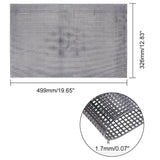 Embroidery Canvas Mesh Plastic Sheets 13x19.5 Inch (1 Sheet) Hole 4x4mm For Bag Purse Bottom Side Padding Rectangle Black For Cross Stitching Knitting