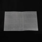 Embroidery Canvas Mesh Plastic Sheets 13x20 Inch (1 Sheet) Hole 3x3mm For Bag Purse Bottom Side Padding Rectangle White For Cross Stitching Knitting