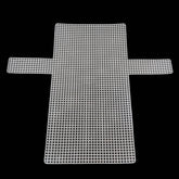 Embroidery Canvas Mesh Plastic Sheets 14x15 Inch (10 Pieces) Hole 4x4mm Rectangle White For Cross Stitching DIY Knitting Crochet Crafts (#Ot1)