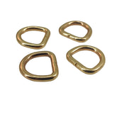 D Rings 24x23x3 MM Gold Color Metal Alloy For Bag Buckle Accessories Making Spare Replacements (#OT2)