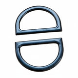 Plastic D Shape Purse Bag Handles (2 Pieces) 4.5x3.25 Inch 9mm Black For Making Accessories Spare Replacements