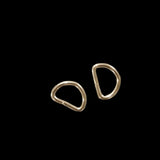 D Rings (4 Pieces) 27x20x3 MM Gold Color Metal Alloy For Bag Buckle Accessories Making Spare Replacements