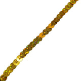 Sequins Chain Rolls (10 Meters) Glitter Golden Brown 6 MM Round Paillettes For Sewing Accessories Garment Ornament Decorative Embellishments