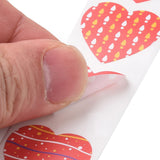 Paper Stickers 1x0.9 Inch / 2.5x2.4 CM (1 Roll, 500 Stickers) Valentine's Day Heart Love Theme Heart Multicolor Gift Packing Tags