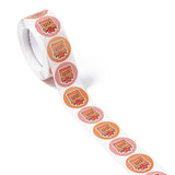 Paper Stickers 1 Inch / 2.5 CM (1 Roll, 500 Stickers) Gift Box Theme Round Multicolor Gift Packing Tags