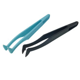 Plastic Tweezer 4.5 Inch (Random Color, 1 Piece) Multipurpose Bead Picking Tool