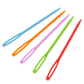 Plastic Sewing Needles (25 PCs, Random Colors) 2.75 Inch Thickness:4.5 MM With Tip: 1 MM Hole:15x1.5 MM Children Safe For Yarn Knitting Crochet Crafts