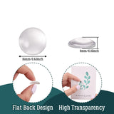 Glass Cabochons Embellishments 16x4.5 MM (20 Pieces) Round Dome Patch Transparent Color For Jewellery Making DIY Painting Crafts Decoration