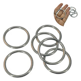 Chromium Plated Metal Rings 43x3.5 MM (10 Pieces) Heavy Duty Silver Color For DIY Crafts Projects Macrame Dream Catchers Blinds Decorations