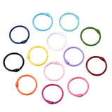Colored Iron Split Key Rings (5 Pieces) 30 MM / 1.18 Inch Book Binders For Keychain Making Accessories Binding