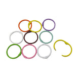 Colored Iron Split Key Rings (5 Pieces) 30 MM / 1.18 Inch Book Binders For Keychain Making Accessories Binding