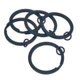 Colored Keychain Making Iron Split Key Rings (5 Pieces) 30 MM / 1.18 Inch Base Loops
