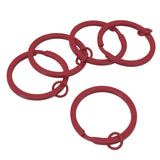 Colored Keychain Making Iron Split Key Rings (5 Pieces) 30 MM / 1.18 Inch Base Loops