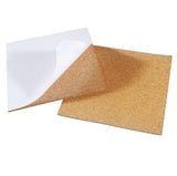 Self Adhesive Cork Stickers 4 Inch Square (Pack of 7 PCs) 10x10x0.2 CM Sheets For DIY Crafts Coaster Utilities Decoration Party