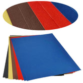 Satin Cloth Case Binding Papers (10 Sheets, 5 Mixed Colors, 120 GSM, A4 Size) For Art & Crafts Invitation Boxes Luxury Packaging Gift Wrap