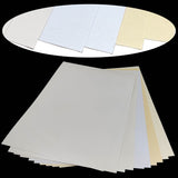 Perfumed Metallic Board Papers (10 Sheets, Silver Gold Mixed Patterns, 230 to 250 GSM, A4 Size) Scented For Art & Crafts Invitation Tags Brochures