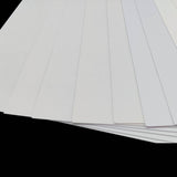 Textured Case Binding Papers Boards (10 Sheets, White Mixed Patterns, 300 to 250 GSM, A4 Size) For Art & Crafts Invitation Tags Brochures Boxes
