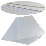 Textured Case Binding Papers Boards (10 Sheets, White Mixed Patterns, 300 to 250 GSM, A4 Size) For Art & Crafts Invitation Tags Brochures Boxes