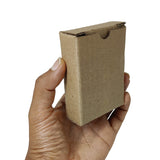 Small Corrugated Tuck In Packing Box 3.5x2.5x1 Inch / 9 x 6.5 x 2.5 CM Brown (Pack of 10) Multipurpose Packaging