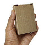 Small Corrugated Tuck In Packing Box 3.5x2.5x1 Inch / 9 x 6.5 x 2.5 CM Brown (Pack of 10) Multipurpose Packaging