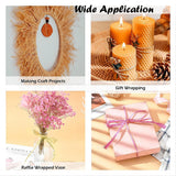 Raffia Paper Ribbon Twine (1 Roll x 200 Meters) Light Pink Cords Thread String For DIY Crafts Packing Gift Wrapping Decoration Packaging