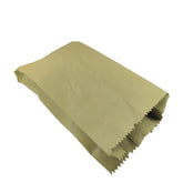 70-GSM Gusseted V-Bottom Paper Bags Packing Covers Garments Clothes Multipurpose Packaging Stationary Medicines Brown