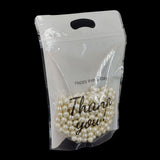 Thank You Printed Mylar Standup Pouches (10 PCs) 9x6x1.35 Inch With Inside 6x5.5 Inch Resealable Zip Locks For Cookie Chocolates Gifts