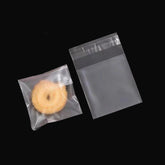 Frosted Self Adhesive BOPP Covers 13x8 CM With 8x10 Inside (1 Pack, 95-100 PCs) Transparent For Cookie Chocolates Jewellery Gifts