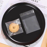 Frosted Self Adhesive BOPP Covers 13x8 CM With 8x10 Inside (1 Pack, 95-100 PCs) Transparent For Cookie Chocolates Jewellery Gifts