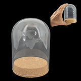 Glass Dome Cloche Cover Containers 9x12 CM (1 Piece) Bottles Bell Jars With Cork Lid For Gifts Decoration Plants Crafts