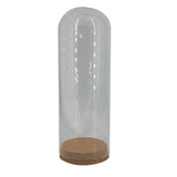 Glass Dome Cloche Cover Containers 9x25 CM (1 Piece) Bottles Bell Jars With Cork Lid For Gifts Decoration Plants Crafts