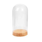 Glass Dome Cloche Cover Containers 9x25 CM (1 Piece) Bottles Bell Jars With Cork Lid For Gifts Decoration Plants Crafts