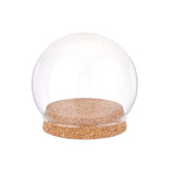 Glass Dome Cloche Cover Containers 10 CM (1 Piece) Bottles Bell Jars With Cork Lid For Gifts Decoration Plants Crafts