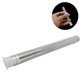 Slim Plastic Containers Vial Lab Usage Sample Storage 10x1.3cm Tube Transparent Color (Pack of 10 pieces)